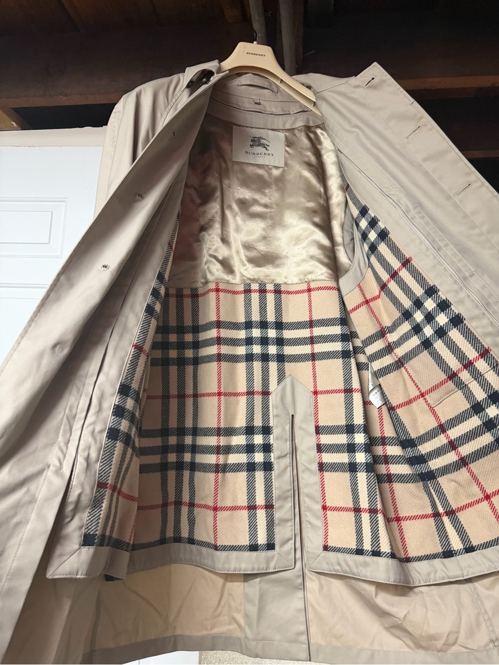 Burberry Beige Men's Trench Coat
